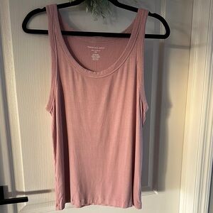 American Eagle Outfitters Pink Sleeveless Tank Top